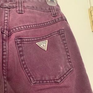 Guess vintage purple jeans size 26